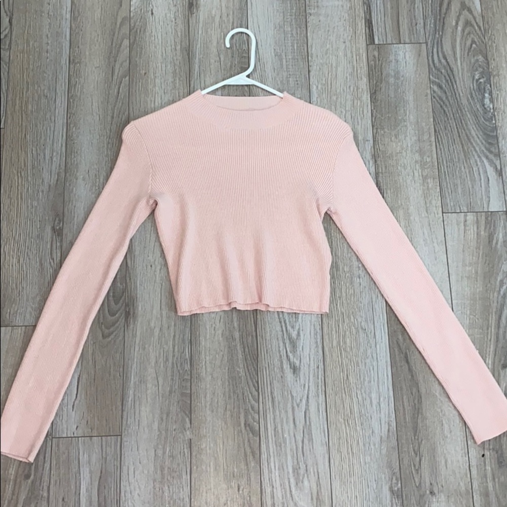brandy melville cropped longsleeve